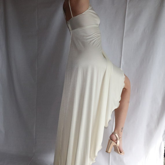 Vintage Silk Satin Slip Dress/ Charmeuse dress/ 1… - image 4