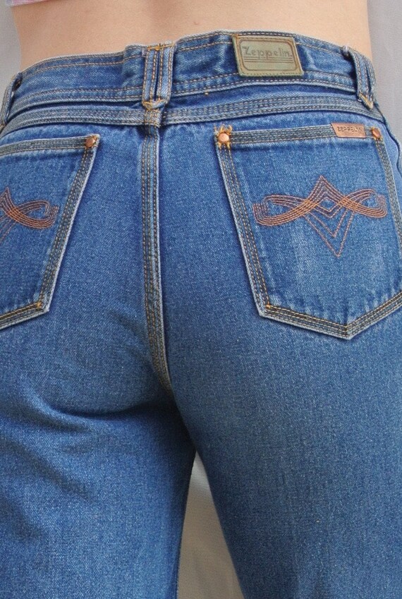 Zeppelin Vintage 70s Flare Denim Jeans Gem