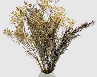 Dried Flower Bouquet: Mixed Baby's Breath Arrangement