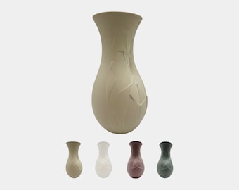Unique Handmade 12 inch Porcelain Cylinder Vase for Flower Home Decor New House Gift