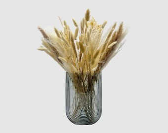 Dried Flower Bouquet: Bunny Tails, Pampas Grass, Valentin Grass