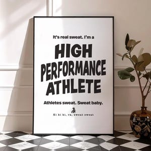 F1 Poster Daniel Ricciardo Quote Wall Art, High Performance Athlete, F1 Print, Red Bull Art, Motivational Quote, Funny Gym Poster, F1 Decor image 4