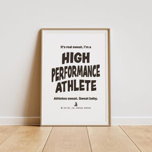 F1 Poster Daniel Ricciardo Quote Wall Art, High Performance Athlete, F1 Print, Red Bull Art, Motivational Quote, Funny Gym Poster, F1 Decor image 2