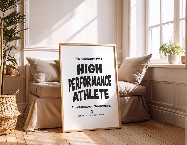 F1 Poster Daniel Ricciardo Quote Wall Art, High Performance Athlete, F1 Print, Red Bull Art, Motivational Quote, Funny Gym Poster, F1 Decor image 3