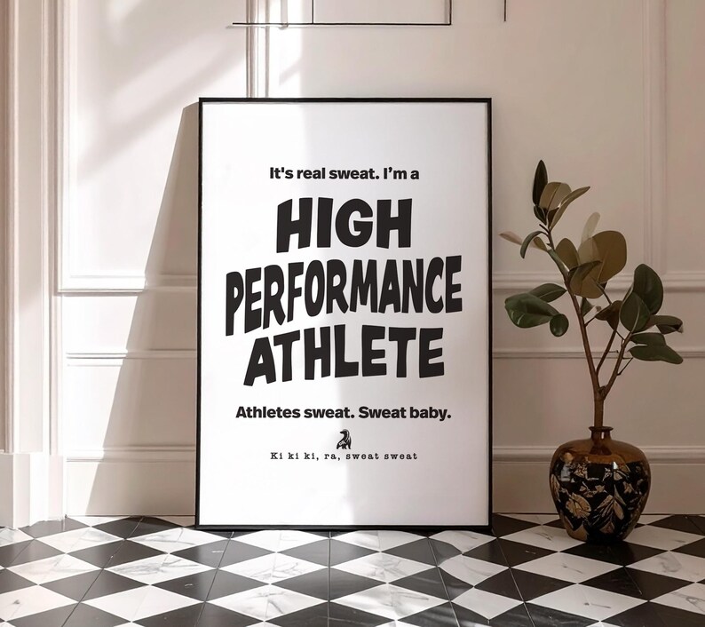 F1 Poster Daniel Ricciardo Quote Wall Art, High Performance Athlete, F1 Print, Red Bull Art, Motivational Quote, Funny Gym Poster, F1 Decor image 4