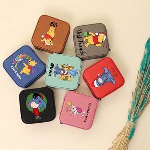 Mickey & Friends Stitch Winnie The Pooh Accessory Box, Custom Accessory Box, Disney Fan Girl Gift, Xmas Best Friends Gift