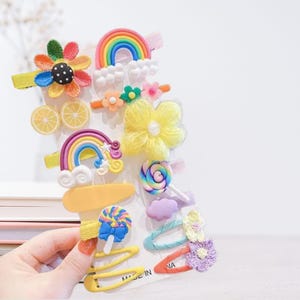 14pc Girly Cartoon Bobby Pin Pince à cheveux