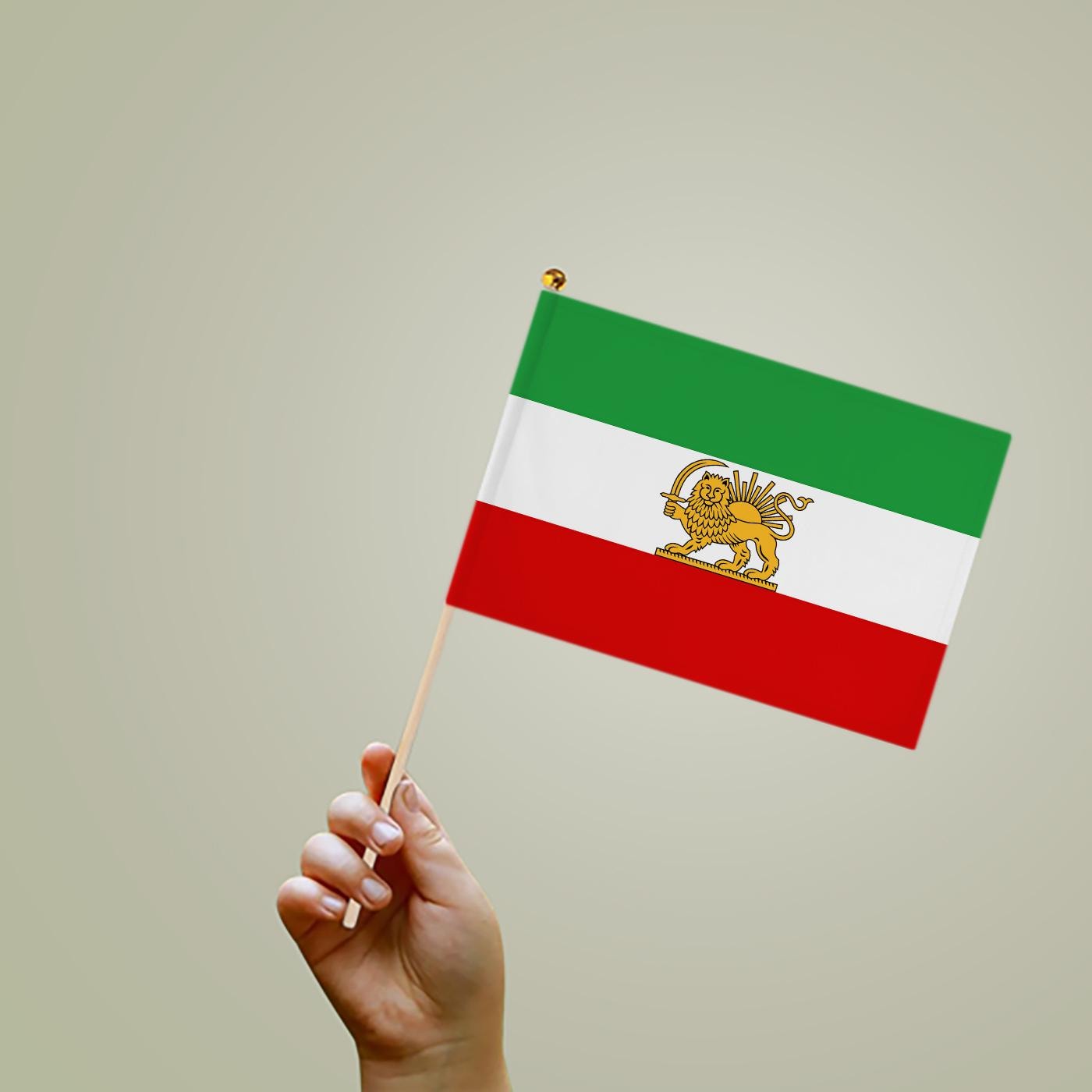 Premium Vector | Iran lion sign symbol old flag
