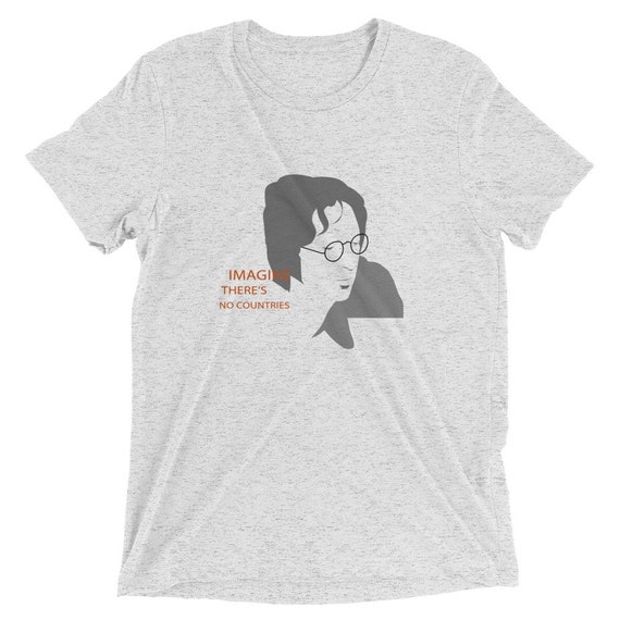 John Lennon T Shirt - the Beatles T-shirt - Imagine There