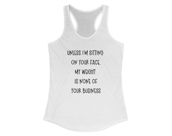 Funny Gym Tank, Racerback Tank Top, Gym Humor, Adult Humor