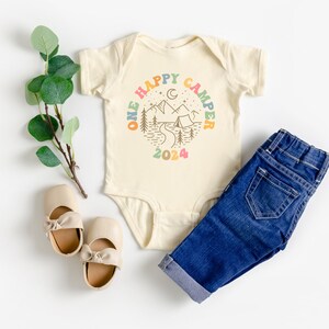 One Happy Camper Shirt, One Happy Camper First Birthday Shirt, Camping 1st Birthday Outfit, One Happy Camper Matching Family Shirt