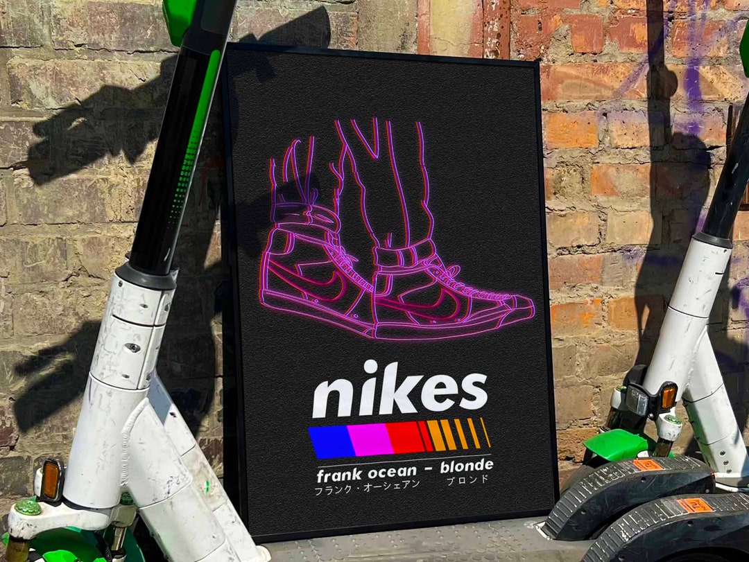 Frank Ocean 'nikes' Custom Album Cover Poster Music Etsy
