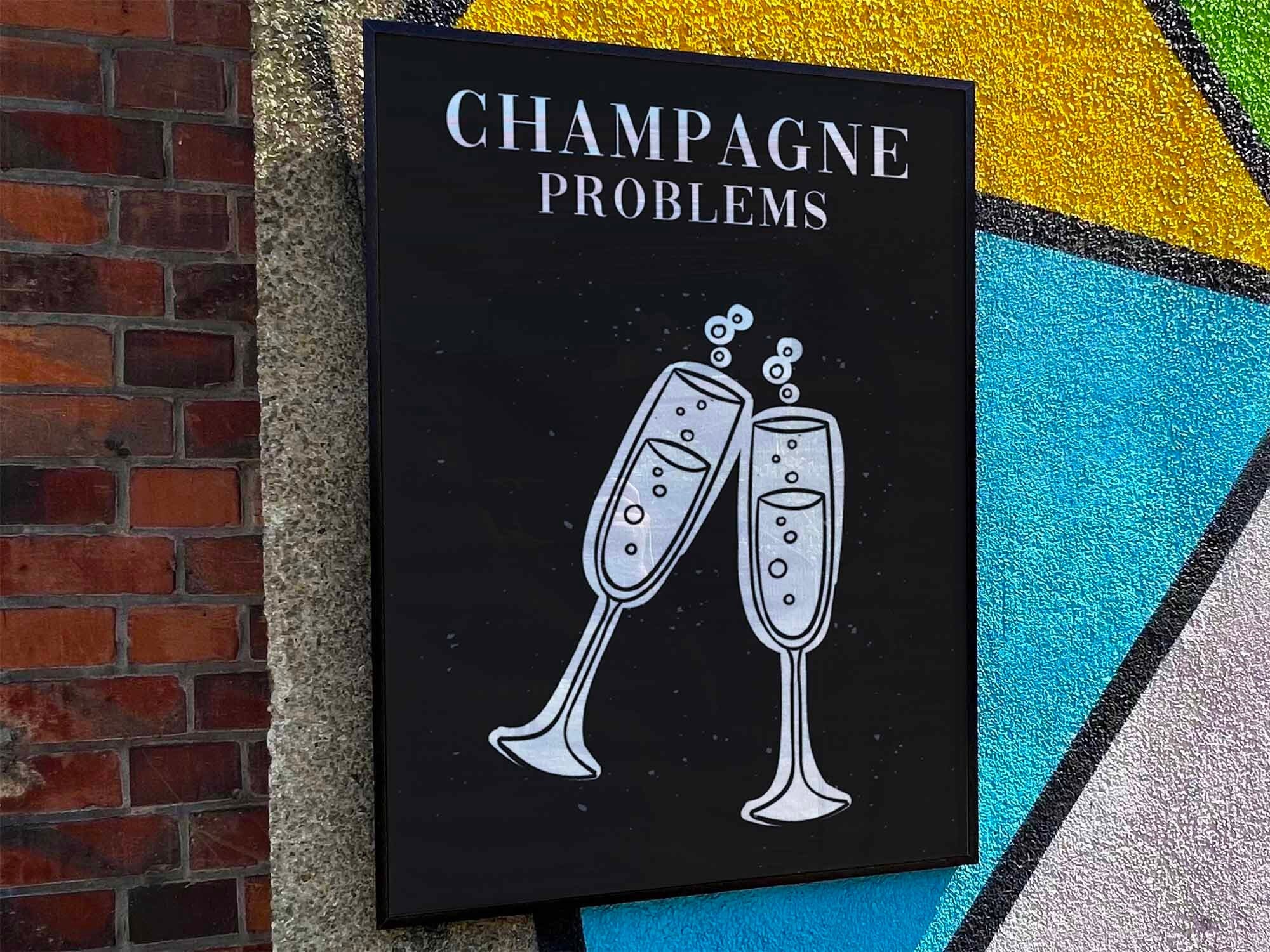 Champagne Toast  Gallery Wall Set