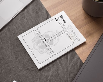 Post-it con recensione di libri, blocchi di note Post-it® per diario di lettura, blocco note Bookworm, regalo per lei, regalo per amanti dei libri, regali per amanti dei libri