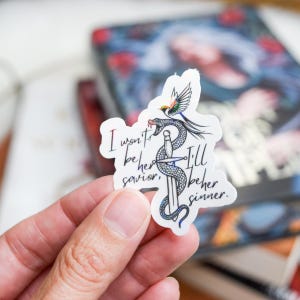 Den of Vipers Diesel Quote Sticker, Dark Romance Reader, Kindle Stickers, Water Bottle Stanley Cup Accessory, Bookish Gift, Smut Reader