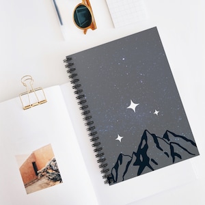 ACOTAR Night Court Notizbuch, Spiralblock, Sarah J Maas Merch, Bücherwurm Geschenk, Buchliebhaber Geschenke, Geschenk für sie, Buchclub Geschenk, Lesetagebuch