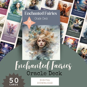 Fairy Oracle Cards download, Enchanted Oracles, Faerie Oracles, Oracle Download, Self help cards, Tarot and oracle, Divination Tool