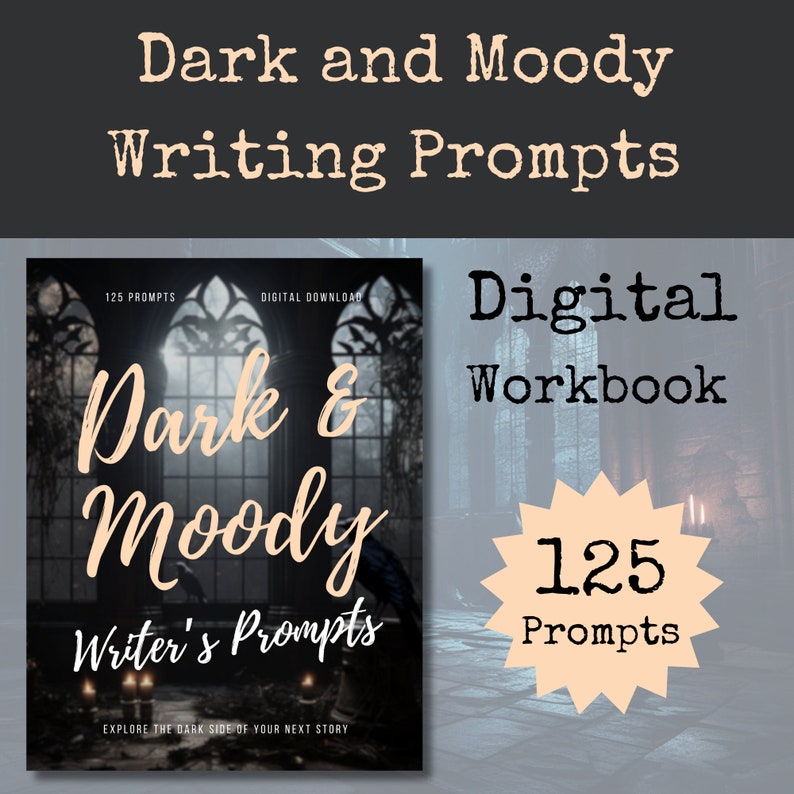 Novel Planner Dark Moody | Horror Writing Prompts | Creative Writing ...