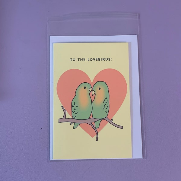 Love Bird Wedding Card| Engagement/Anniversary/Wedding Card