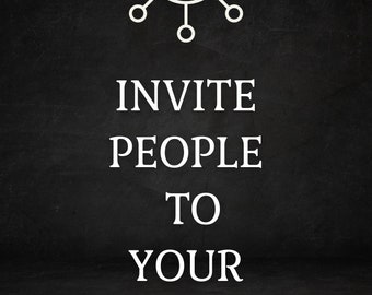 Invite people your mind