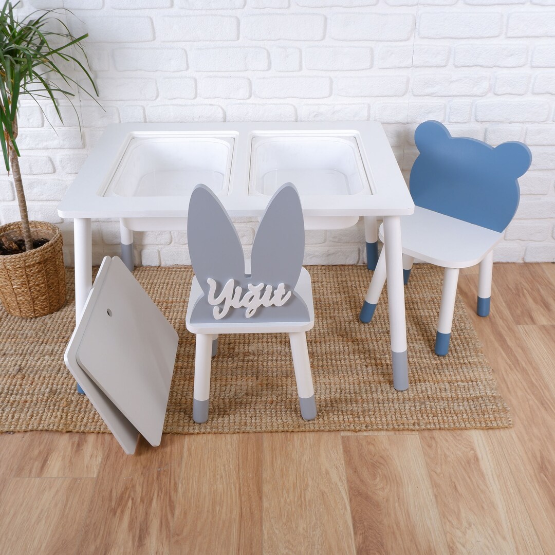 Wooden Kids Chair and Table Set: Merge Traditional Grandeur With ...