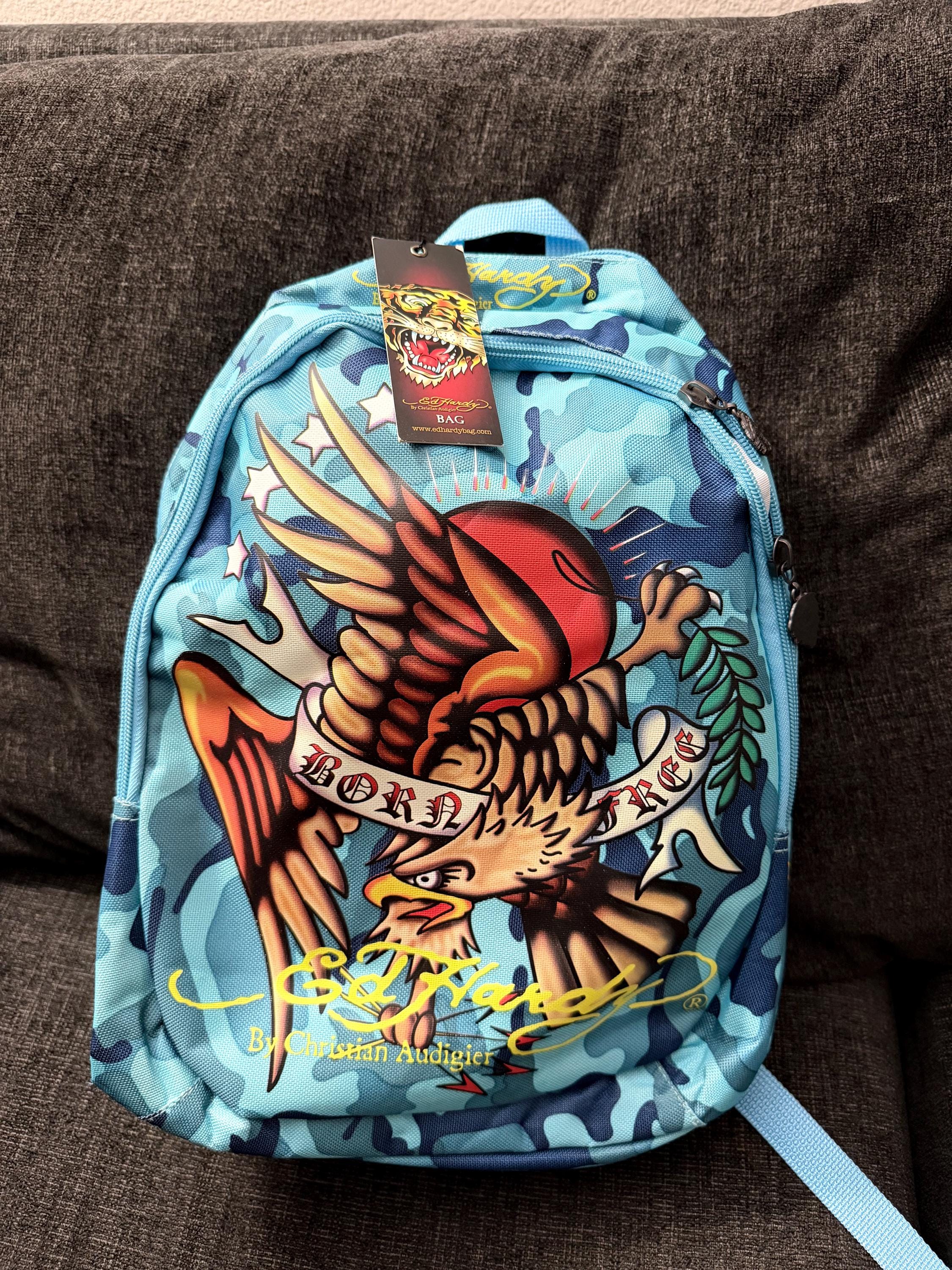 NEW Ed Hardy Backpack - Etsy