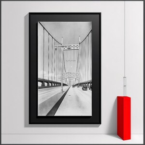 Bridge , Wall Art , Wall Decor , Digital , Downloadable , 300 DPI , Vintage