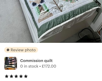 Commission quilts made for you.