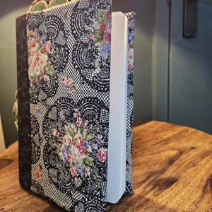 Handmade fabric journal/notebook. Refillable.