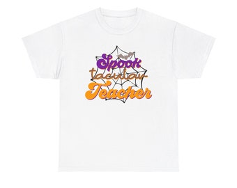 Spooktacular Teacher Unisex Heavy Cotton Tee