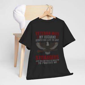 Classic Veteran Wife Shirt-US Army Veteran Unisex Tee Proud Wife Life Casual Military Wear Summer Fashion Short Sleeve Multiple Colors Shirt