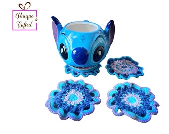 Cup and coaster stitch set