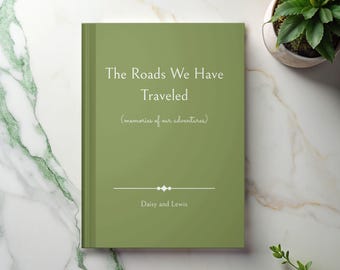 Custom Travel Journal, Adventure Keepsake, RV Gift