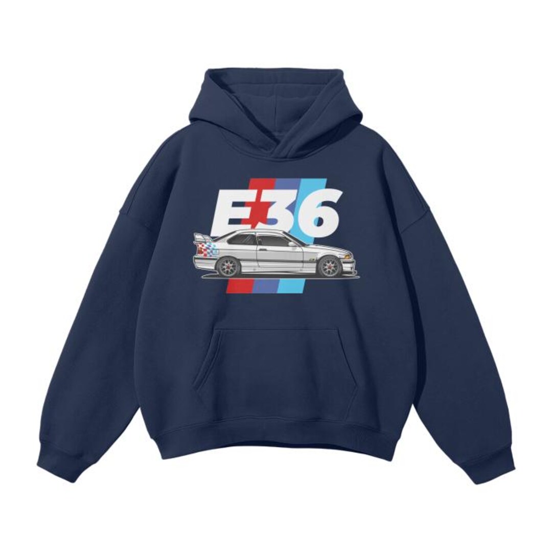BMW E36 Hoodie, JDM Oversized Streetwear, Drift Car Sweatshirt, Euro ...