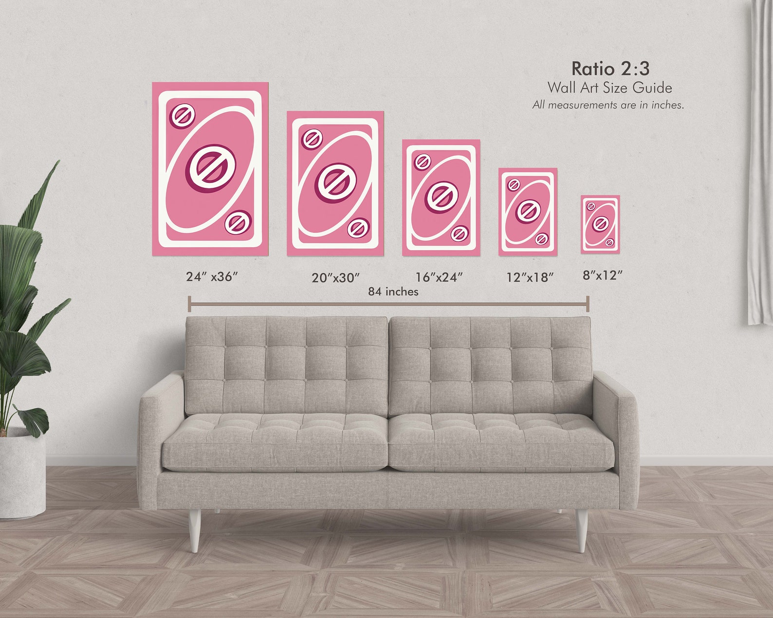 Uno Card Art Print Vibrant Retro Game Room Decor Wall Art Illustration ...