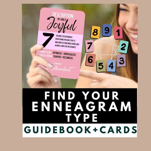 Find Your Type in 4 Steps, Learn the Enneagram the FUN way! Digital Workbook for Enneagram Types, Enneagram Coaching Tool, Enneagram Gift