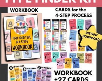Kit de Eneagrama: Manual, Tarjetas y Gráficos (Descarga Digital)