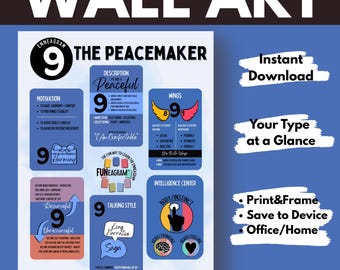 Enneagram Type 9 Art Print: The Peacemaker (Digital Download)