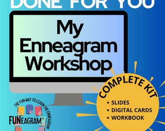 Done For You Enneagram Workshop Kit: Slides, Cards, Workbook (Digital Download)