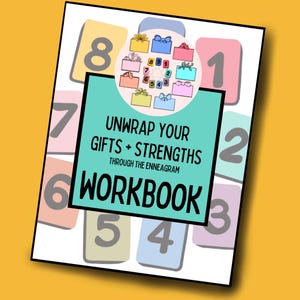Unwrap Your Enneagram Gifts and Strengths! Empowering Workbook to overcome challenges. Gain confidence using the strengths of the Enneagram.