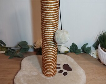 cat scratching post with play ball cat toy cat bed 38cm high