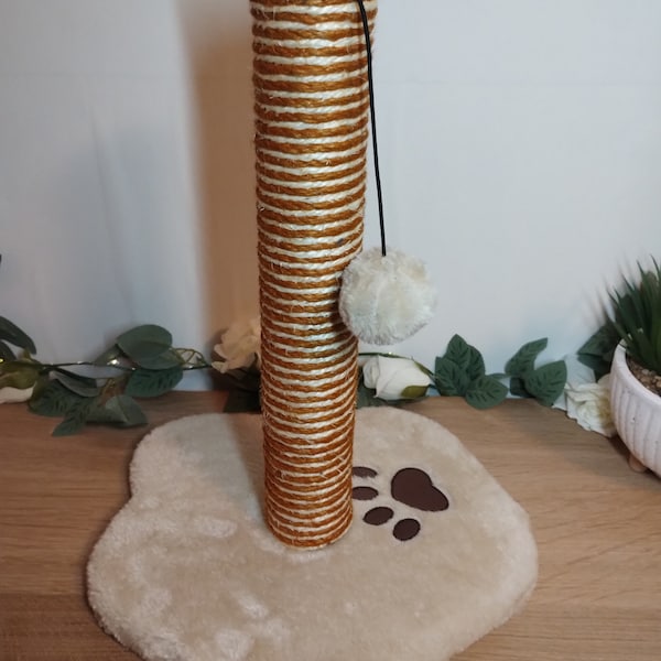 cat scratching post with play ball cat toy cat bed 38cm high