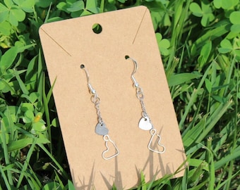 Love Heart Dangle Earrings