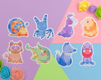 Sour Party Piñata Stickers | Video Game Stickers | Kawaii Aesthetic | Die Cut Stickers | Sticker Pack