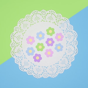 Stickers fleurs pastel | Adorables petits autocollants en vinyle | Stickers bouteille d'eau | Temps de printemps
