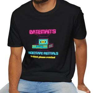American Psycho, Bateman&#39;s Videotape - Unisex T-Shirt, Retro Horror Tee,  Horror Gift, Patrick Bateman