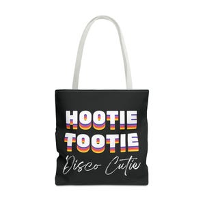 Hootie Tootie Disco Cutie Tote - グリーシー・ストラングラー、ホラートートバッグ、ハロウィン、映画鑑賞、ホラー好きへのギフト、スタイリッシュで機能的