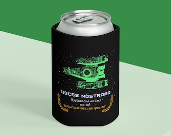 Alien, USCSS Nostromo - Can Cooler Sleeve, Regular or Slim Size