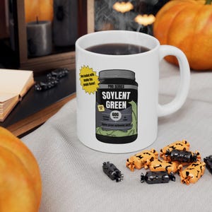 Soylent groene proteïnepoeder koffiemok 11oz