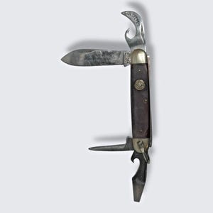 Ulster NY USA Official Boy Scouts of America Pocket Knife 4-Blade 1966–76 VTG